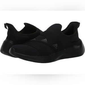 adidas Women's Puremotion Adapt Sneaker, Black/Black/Carbon,